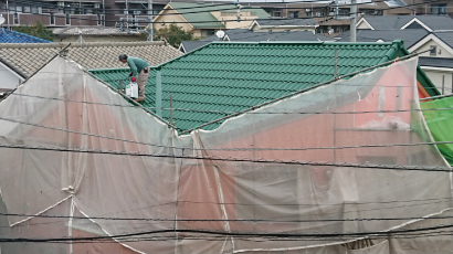 屋根塗装の流れ写真3